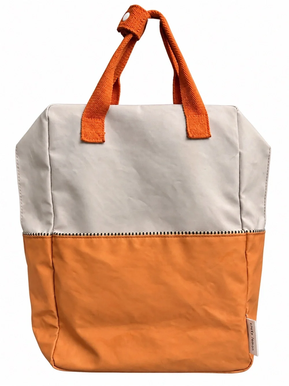 Sticky Lemon x Anthropologie Kids Backpack Orange Cream Colorblock